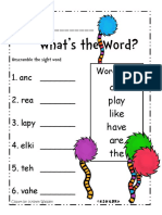 What's The Word?: Name