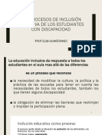 Inclusión educativa estudiantes discapacidad