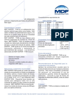 MDF Disper Thin Boletín Técnico Español