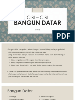 CIRI BANGUN DATAR