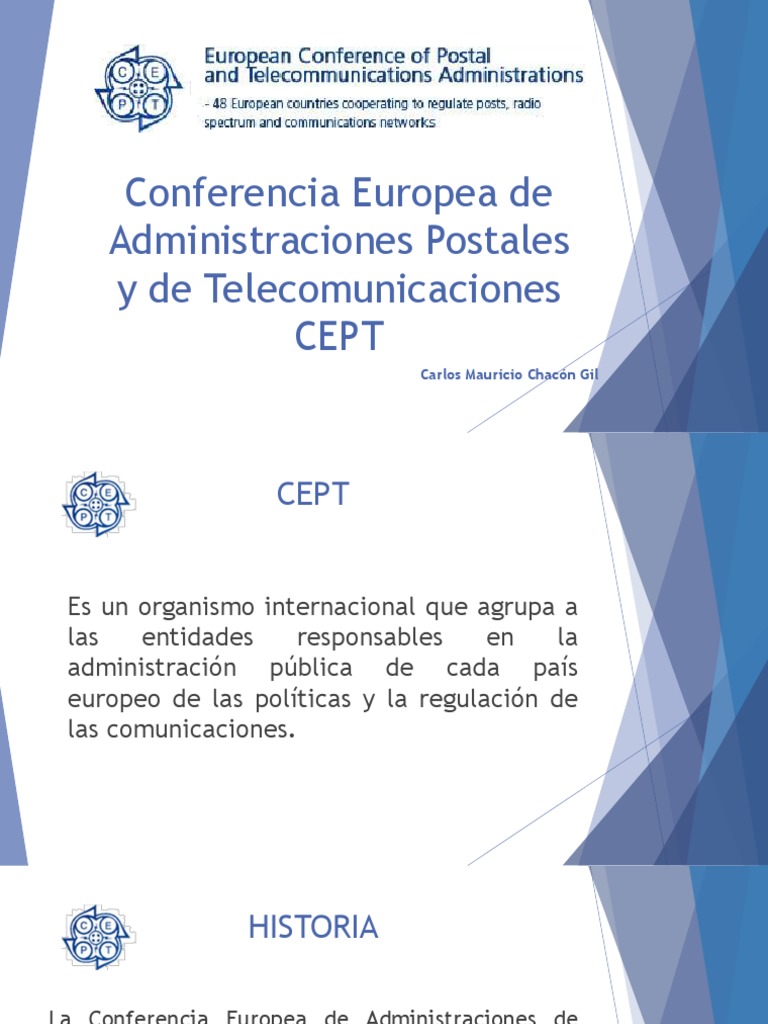 Cept | PDF | Itu T | Telecomunicaciones