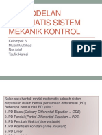 Permodelan Sistem Kontrol