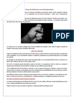 Los 13 Tipos de Violencia y Sus Características