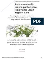 Architecture Renewal in Relationship to Public Space as a Catalyst for Urban Regeneration __ Future Architecture Platform