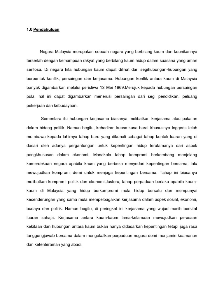 Hubungan Etnik Dalam Ekonomi Politik Agama Pdf