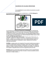 Metodología para Manufactura de Una Pieza Determinada