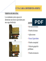 Estática - Reducción de Una Carga Distribuida Simple PDF