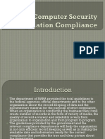 Security Regulation Compliance
