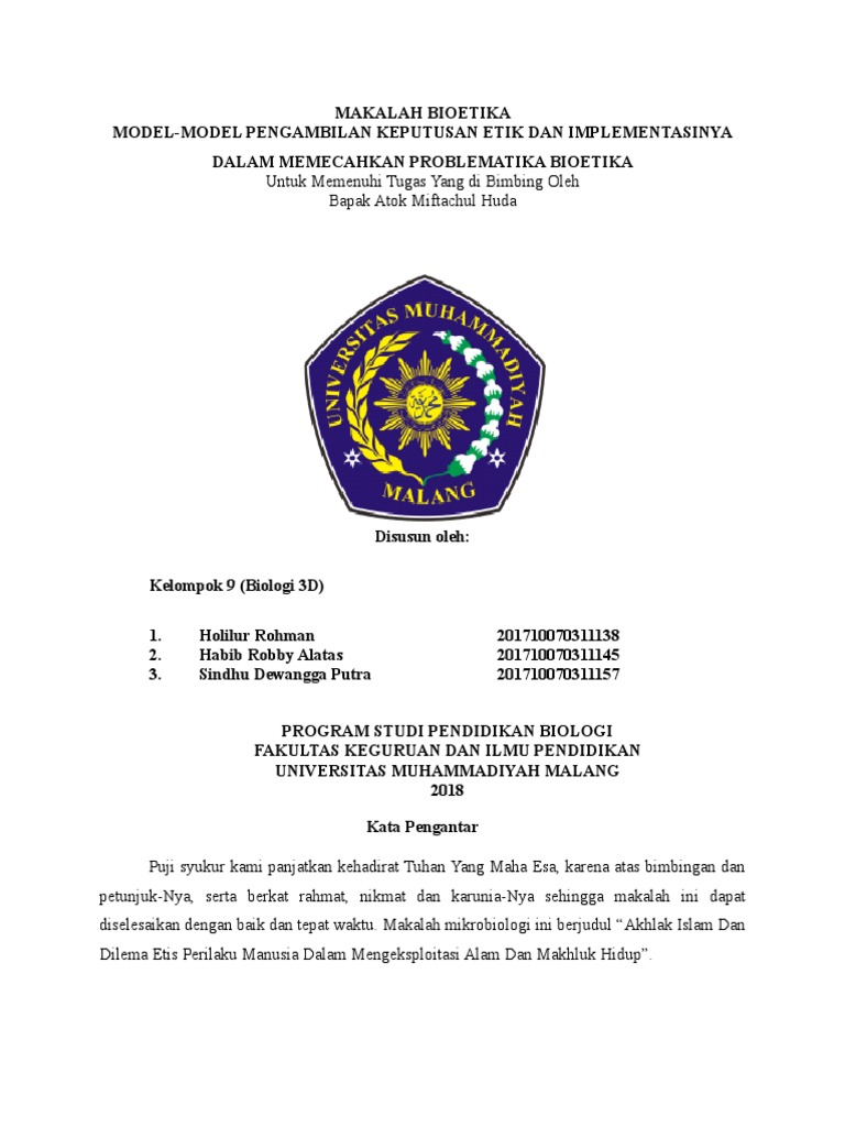 Contoh Makalah Alam Semesta