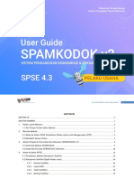 User Guide SPSE 4.3 Untuk Pelaku Usaha