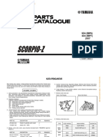 Yamaha SX4 Scorpio Z Parts Catalogue 2007 PDF
