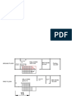 Parking 10'x10'6" Bed Room 8'x10'6" Hall/Living 16'6"x10'6" Ground Floor