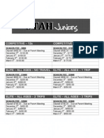 Utah Juniors Fee Schedule Tiff