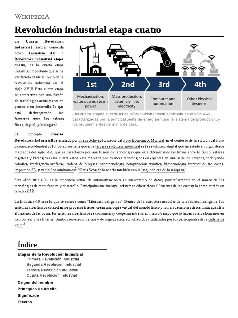 Retos y Oportunidades en La Cuarta Revolución Industrial | PDF ...