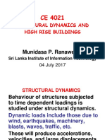 Structural Dynamics and High Rise Buildings: Munidasa P. Ranaweera