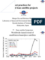 Best Practices For Successful Lean Satellite Projects