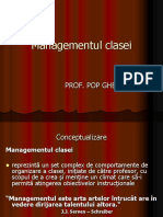 Managementul Clasei