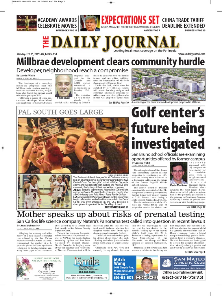 San Mateo Daily Journal 02 25 19 Edition PDF