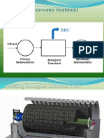 Biological wastewater treatment with rotating biological contactors (RBCs