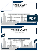 certificate sample