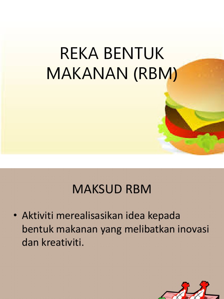 Rbt Tingkatan 2 Reka Bentuk Makanan Rbm Pdf
