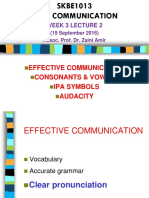 Effective Communication Consonants & Vowels Ipa Symbols Audacity