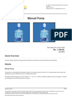 Manual Pump