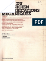 Guide Du Technicien en Fabrications Mécaniques - Partie 1