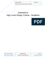 Substations High Level Design Criteria Guideline
