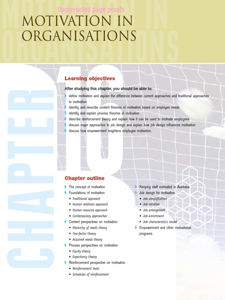 ENG Motivation in Organizastion | PDF | Motivation | Motivational