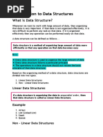 Introduction To Data Structures: What Is Data Structure?