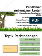 Pendidikan Lestari Alam Sekitar (LASS3013) - Pendidikan Pembangunan Lestari - Mampan (Educational For Sustainable Development)