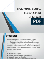 Psikodinamika Harga Diri Rendah