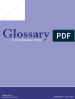 Glossary of Terms - Reliefweb PDF