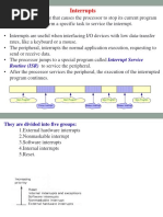 Interrupts: Interrupt Service Routine (ISR)