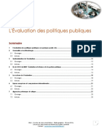 Bib Evaluation Politiques Publiques SF PDF