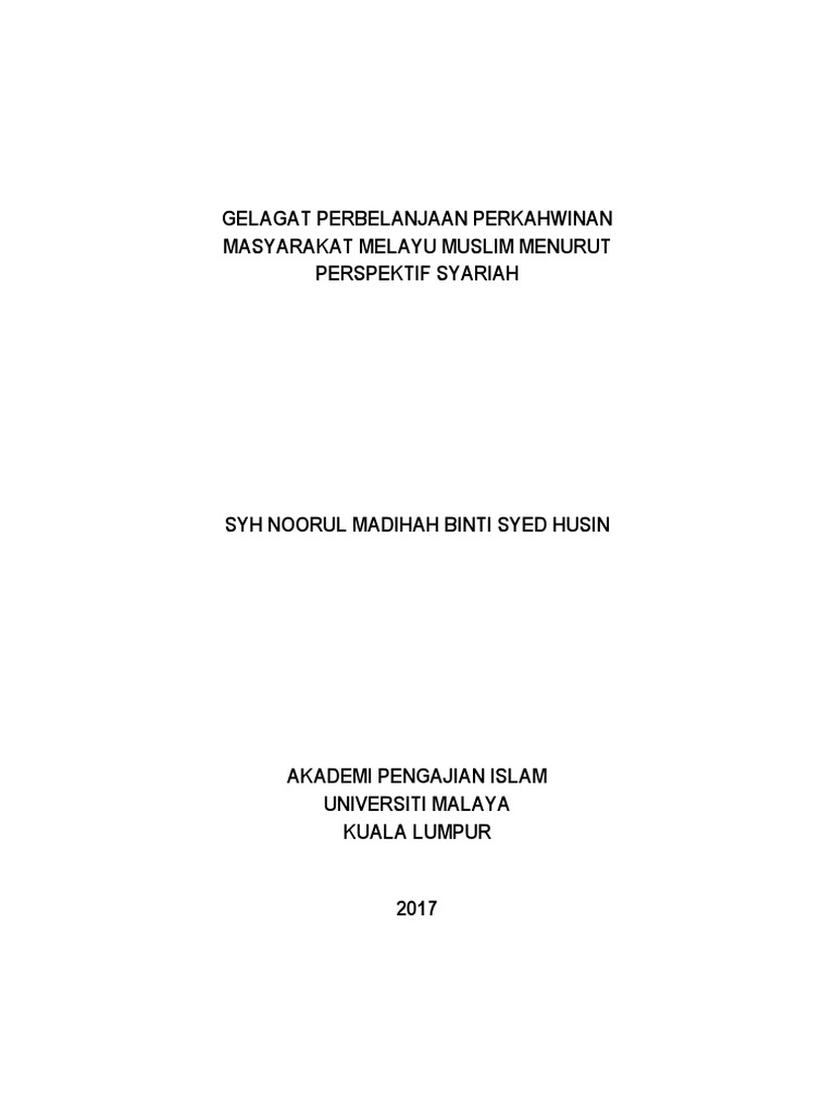 Tesis Phd Madihah Pdf