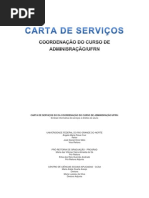 CARTA DE SERVIÇOS - CURSO DE ADMINISTRAÇÃO UFRN