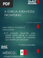A Igreja que atravessa Fronteiras - Cida Nascimento