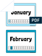 Months of The Year (Medium) PDF