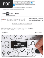 Business Analyst _ 28 Time Management Tips to Getting More Done Every Day