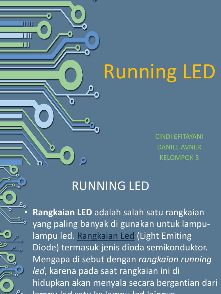 Rangkaian Lampu Led Berjalan Bolak Balik Seputar Jalan Rangkaian Lampu Led Berjalan Bolak Balik Seputar Jalan