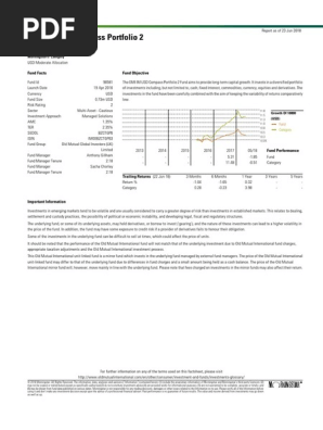Omi Im Usd Compass Portfolio 2 Fund Facts Fund Objective Investment Management Asset Allocation