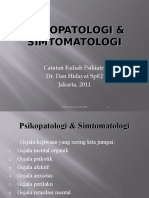 Psikopatologi & Simtomatologi 2013