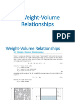 C. Weight-Volume Relationships