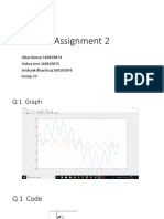 Assignment 2: Vikas Kumar 160103074 Vishva Jeet 160103075 Vrishank Bhardwaj 160103076 Group 23