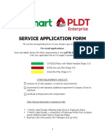 Service Application Form: For Email Applications