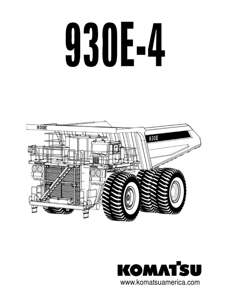 Komatsu 930E Parts Manual Overview | PDF | Brake | Steering