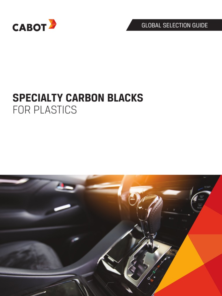 Selection Guide Specialty Carbon Blacks For Plastics PDF Plastic Materials