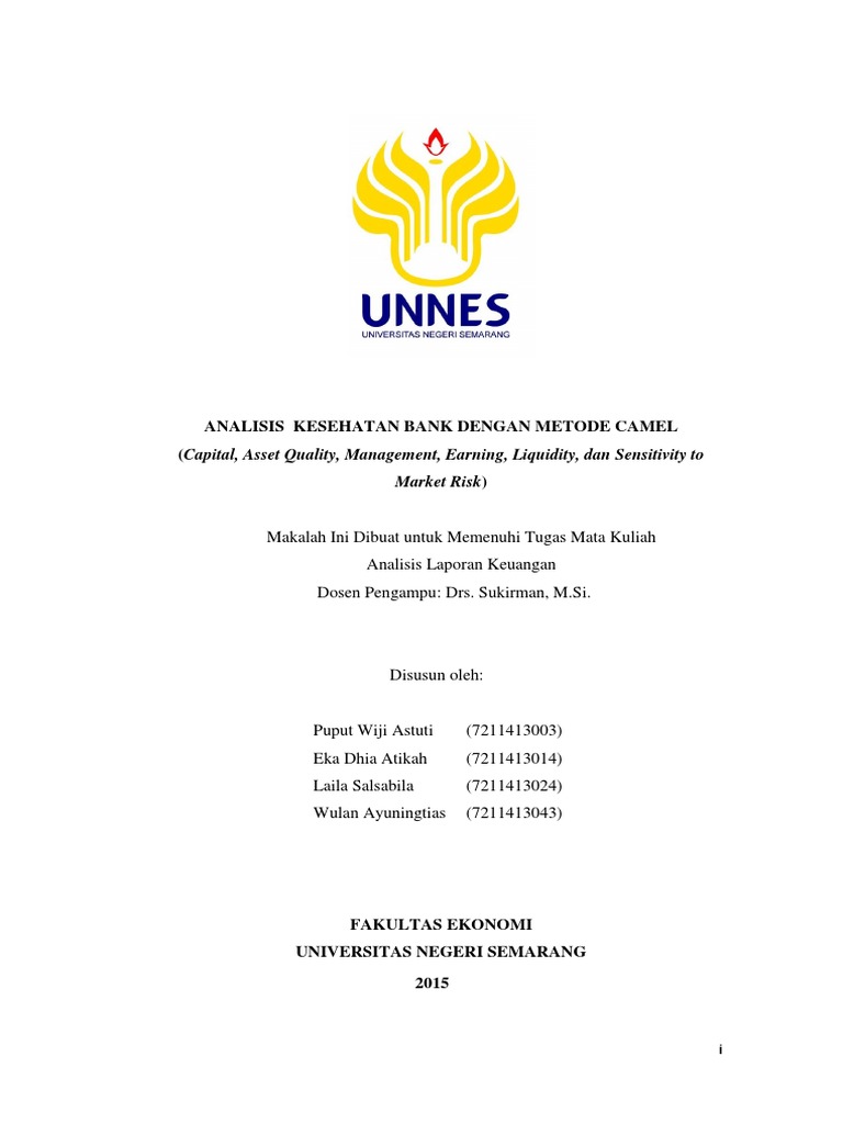 Makalah Aik Analisis Camel Docx